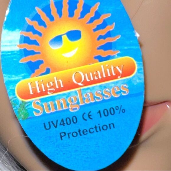 NWT! Blue frame dark tint sunglasses! - Picture 5 of 10